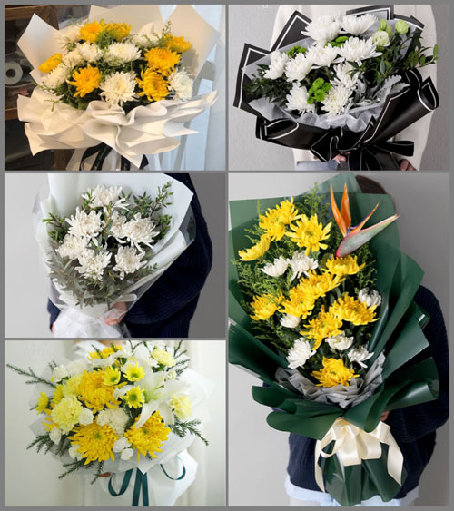 贵州贵阳息烽县流长乡四坪村白事花束代送